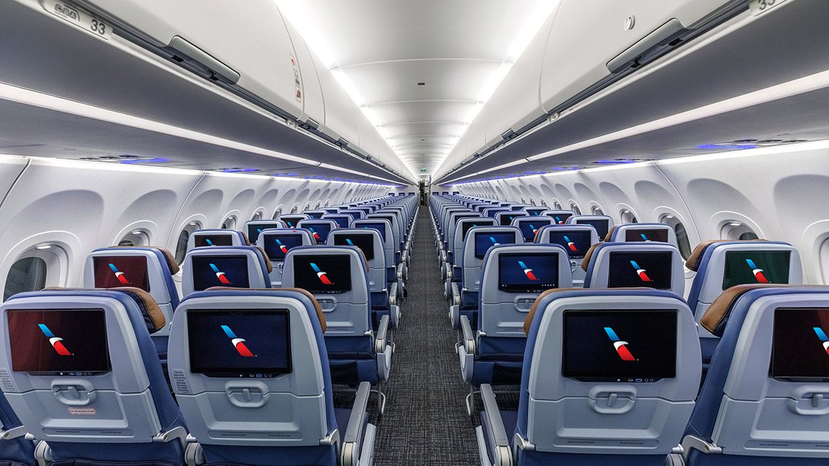 American Airlines is bringing back the seatback screen