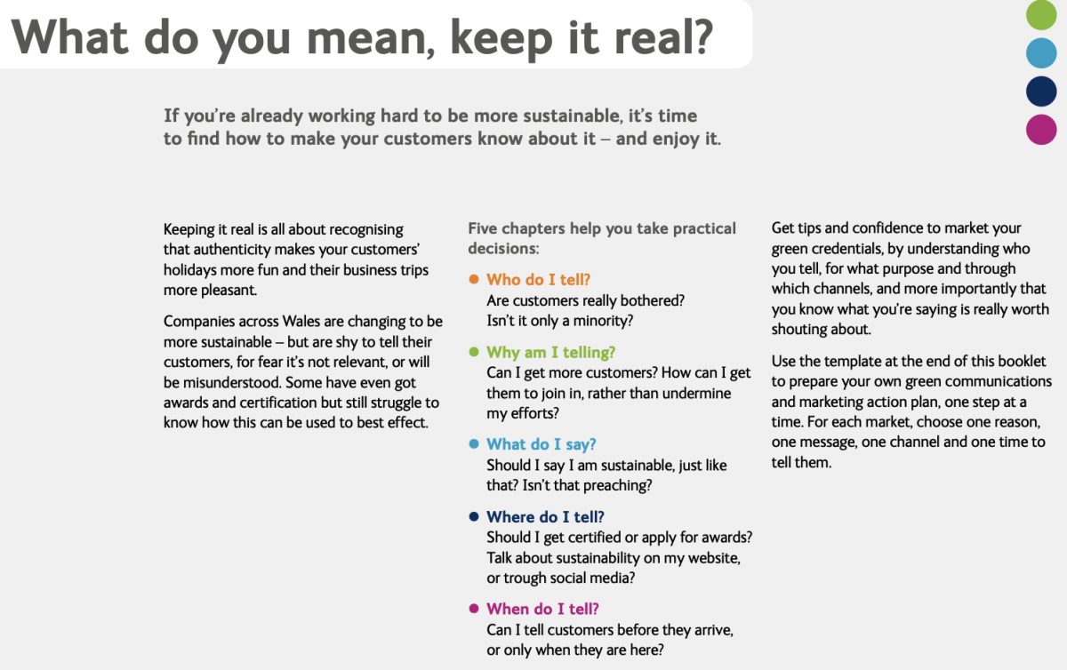 Article excerpt showing text about keeping claims real and avoiding unnecessary certification