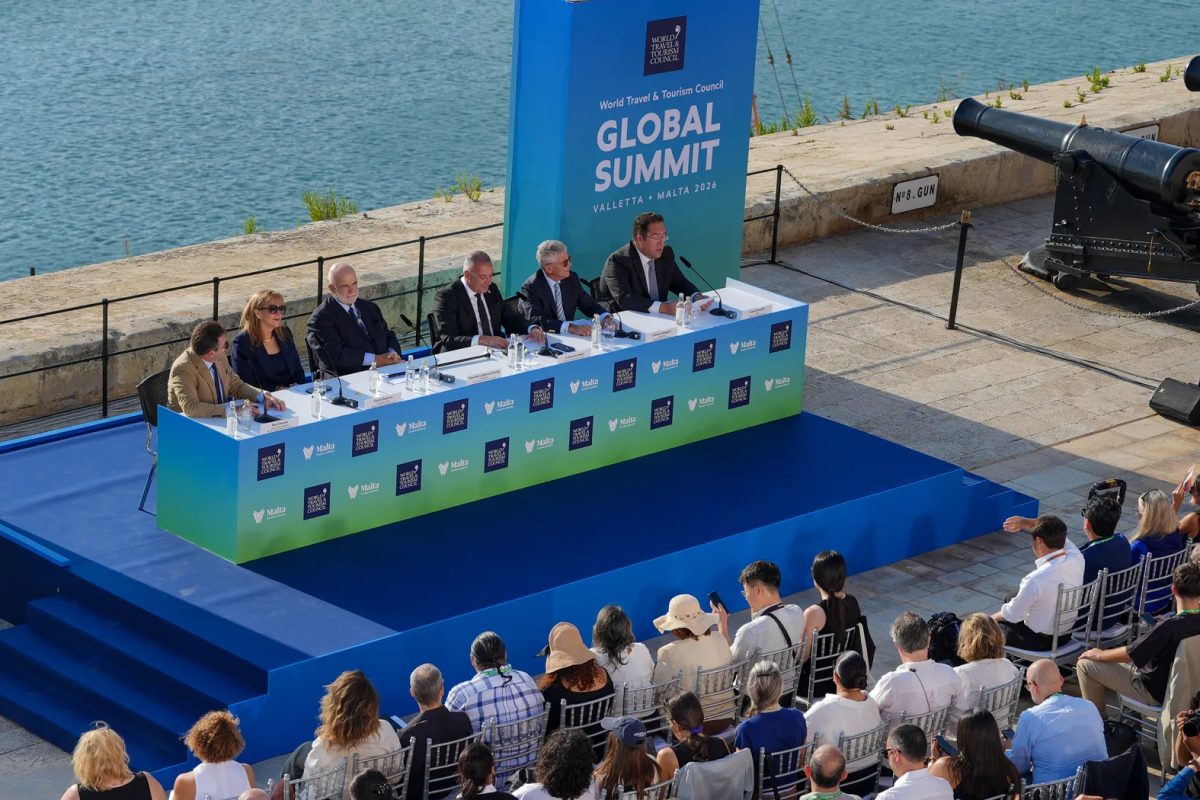 Panel discussion at the Global Tourism & Sustainable Tourism Summit in Valletta, Malta.