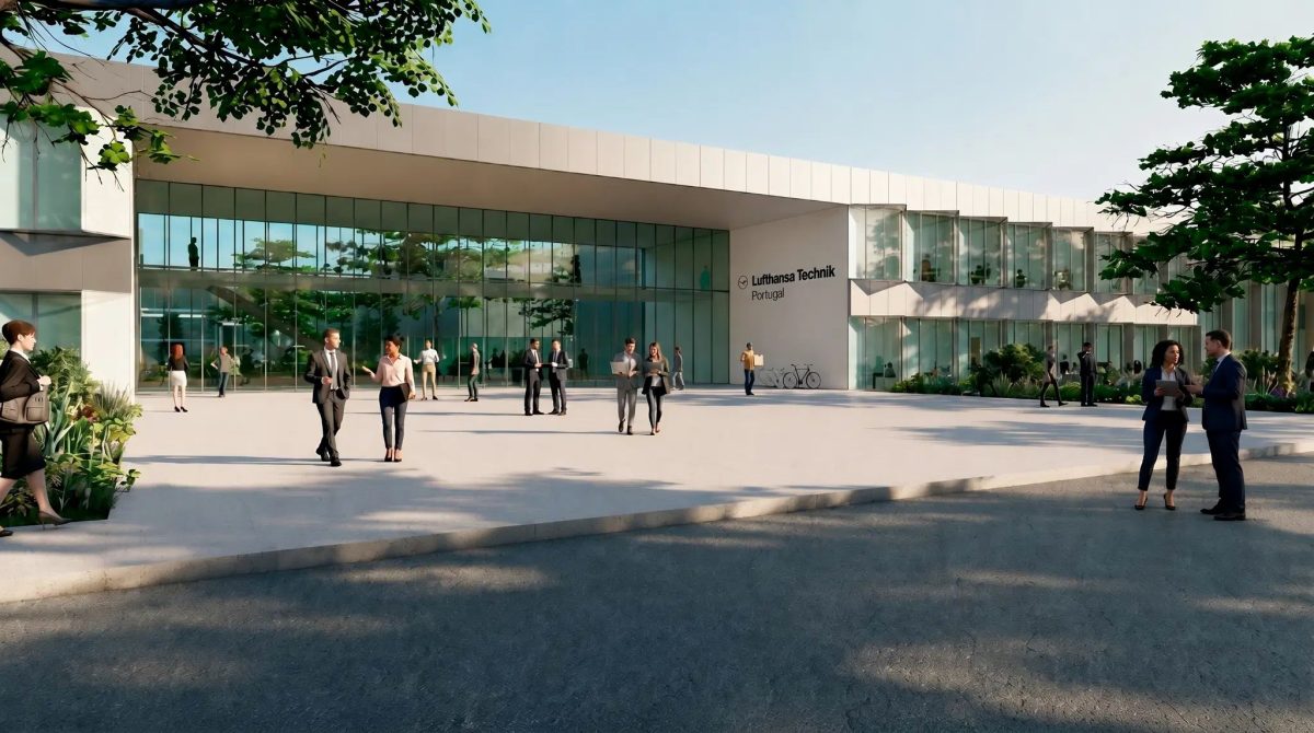 Lufthansa is building a massive aircraft repair hub near Porto