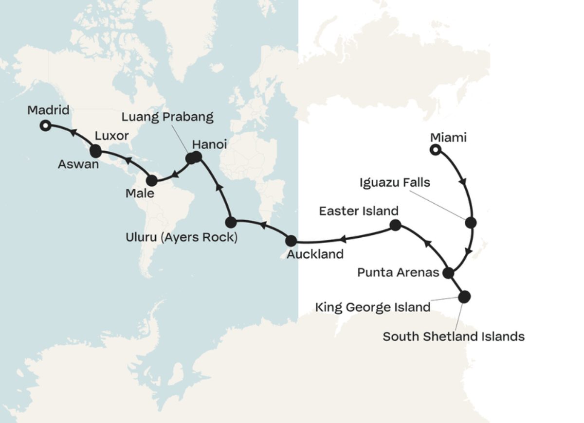 One Month, Seven Continents, One Plane Full of 50 People