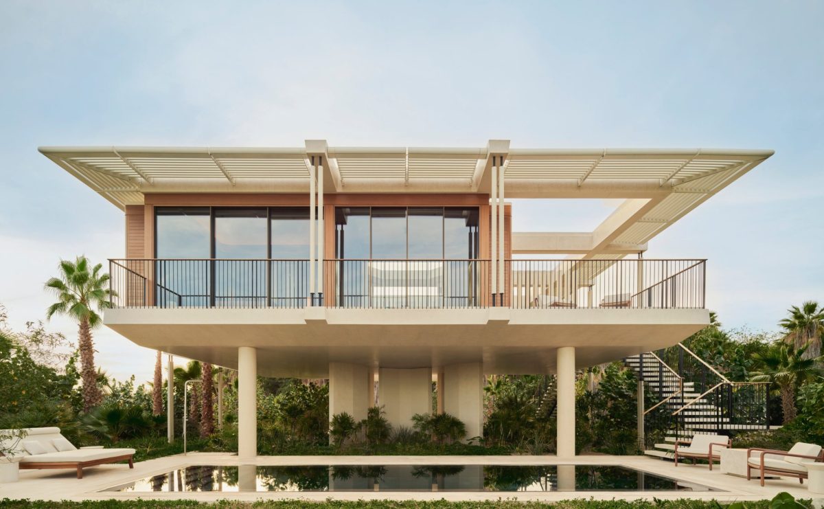 Modern luxury villa with open-air design and ocean views in Baja California Sur